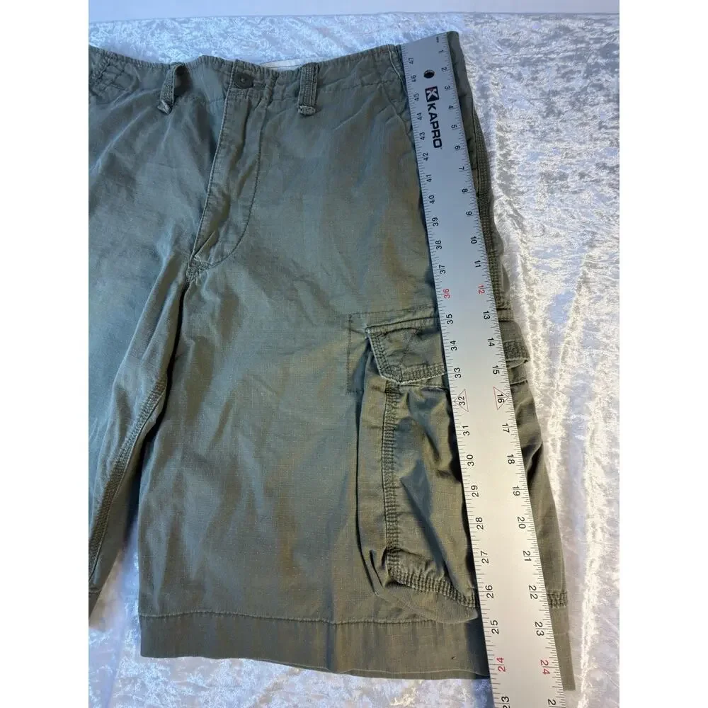 Polo Jeans Ralph Lauren Cargo Shorts Men 40 Olive Military‎ Utility Ripstop